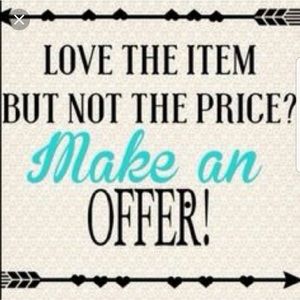Love the item! Make me an offer!